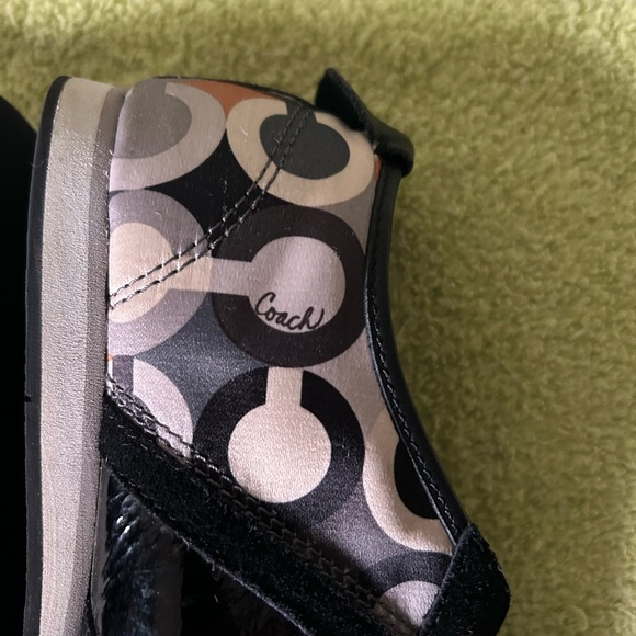 Coach Paxton Black and Multicolor Patterned Sneakers - Picture 13 of 14